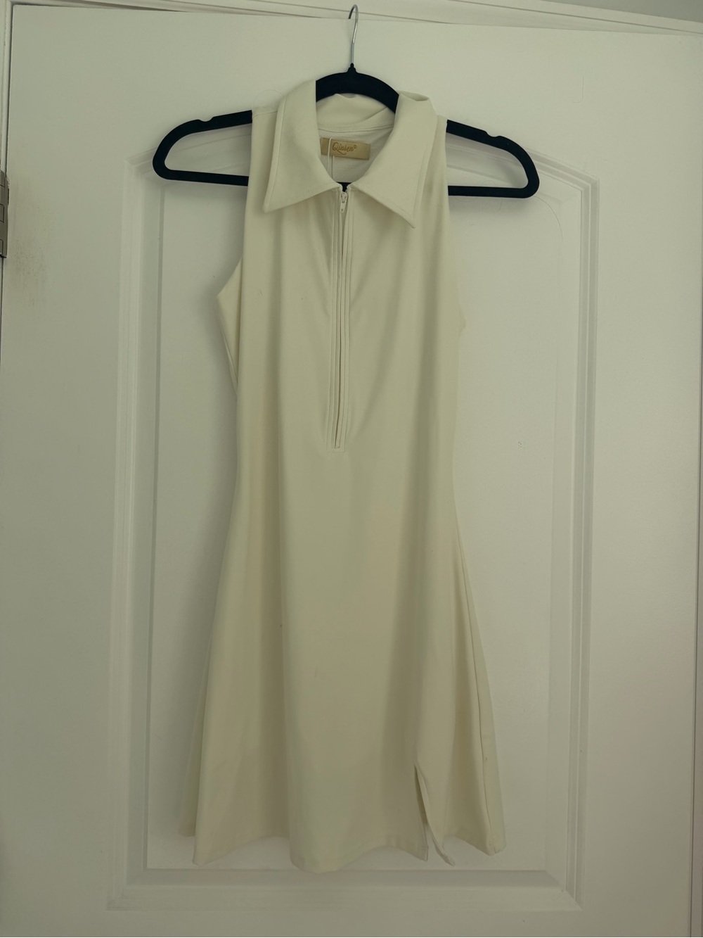Women's Tennis Zip-Front Dress with built in shorts